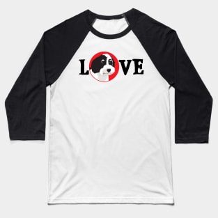 Bernedoodle dog LOVE Baseball T-Shirt